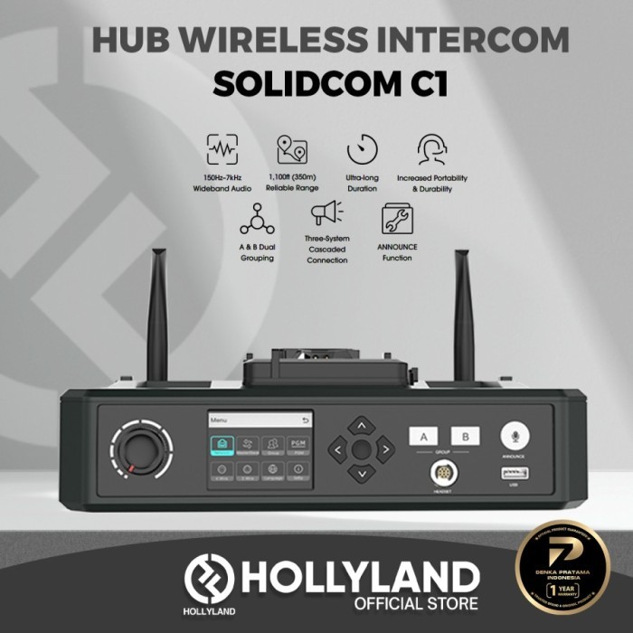 Hollyland Solidcom C1 HUB Base Station Wireless Intercom Headset