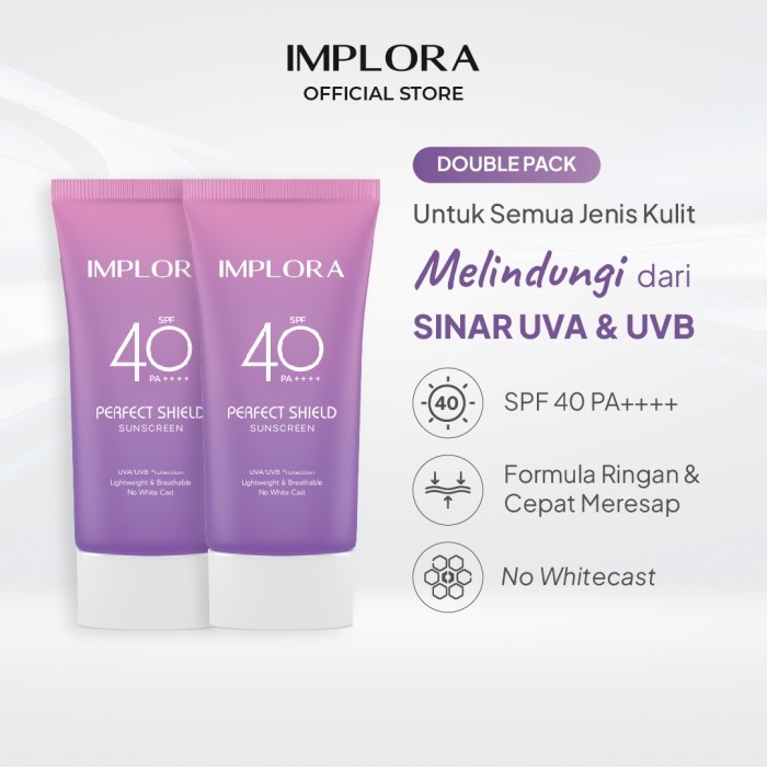 [DOUBLE PACK] Implora Perfect Shield Sunscreen