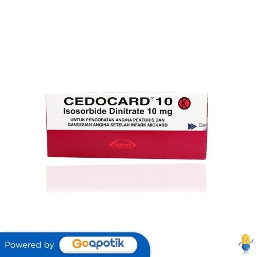 Cedocard 10 Mg Box 60 Tablet