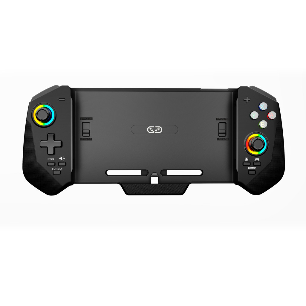 Game Controller for Nintendo Switch/OLED with Hall 3D Joystick Switch Gamepad Changeable RGB Light