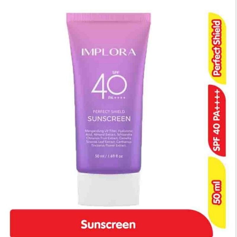 Implora Perfect Shield Sunscreen Wajah Spf 40 Pa+++50ml