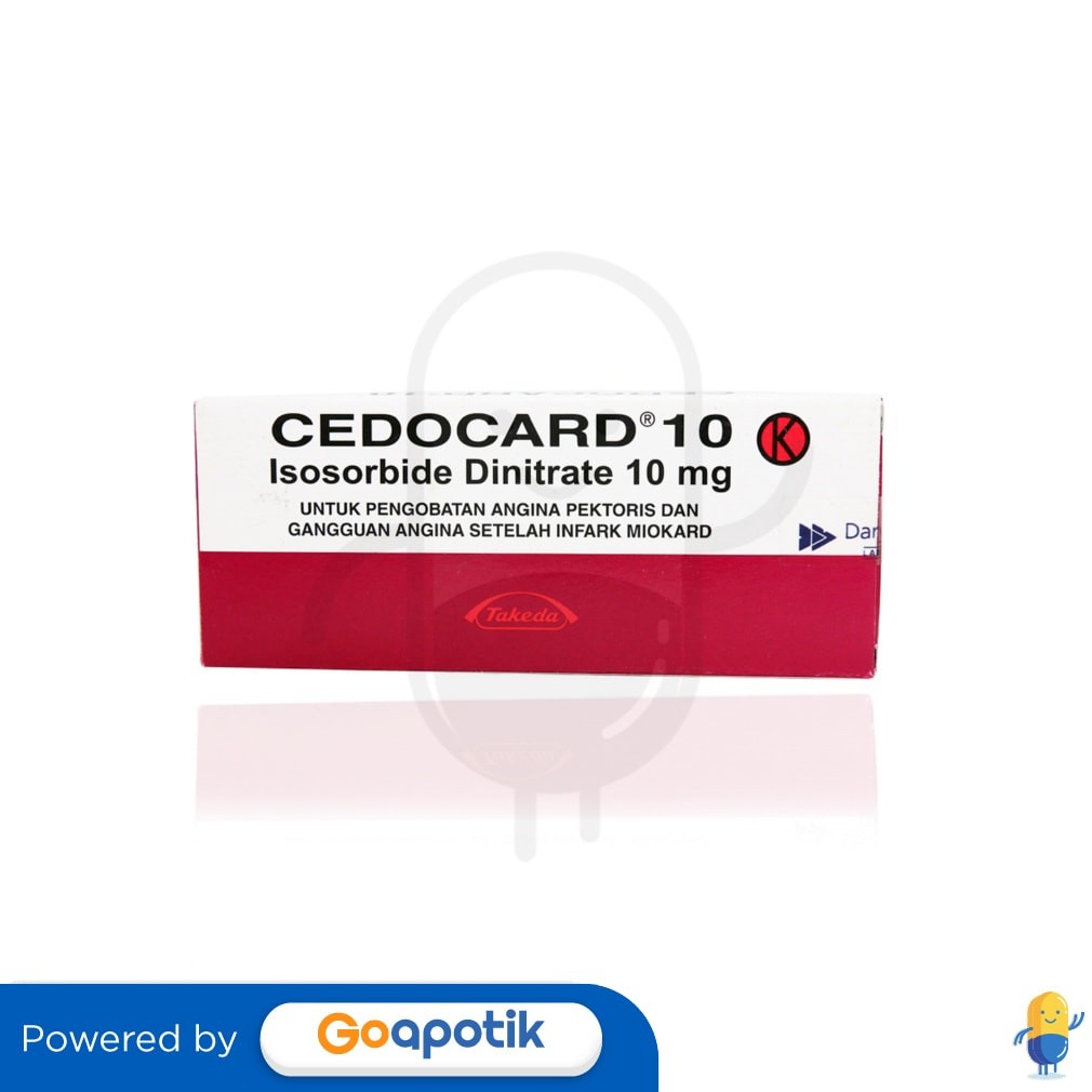 Cedocard 10 Mg Box 60 Tablet