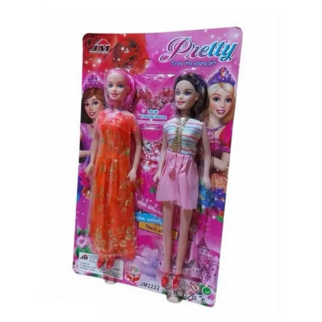 Mainan boneka peran set isi 2 pcs