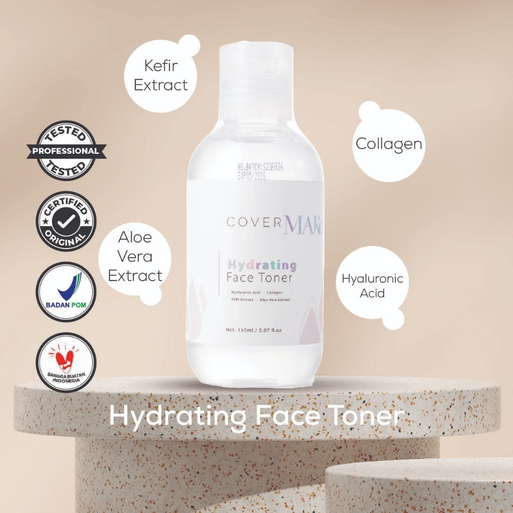 - Covermake Hydrating face toner