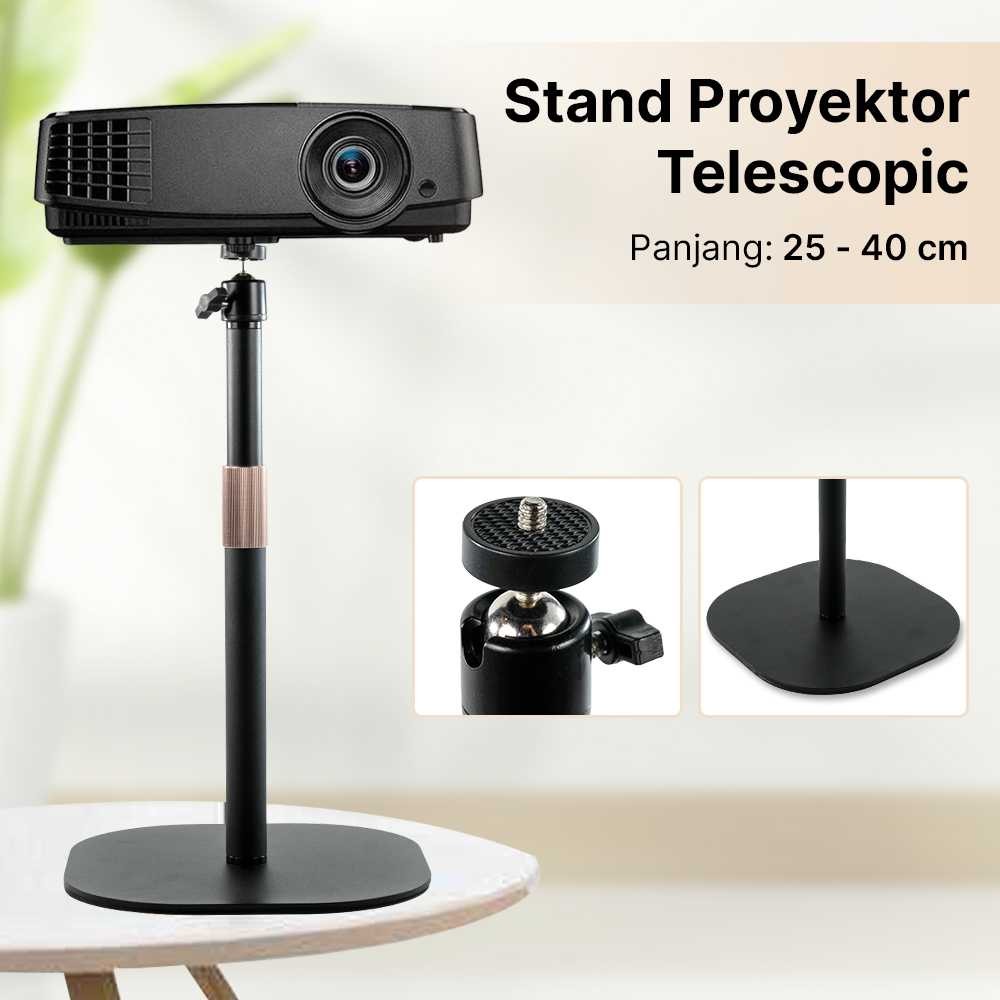 Stand Proyektor Telescopic Adjustable 360 Rotation Projector Base - SH-05