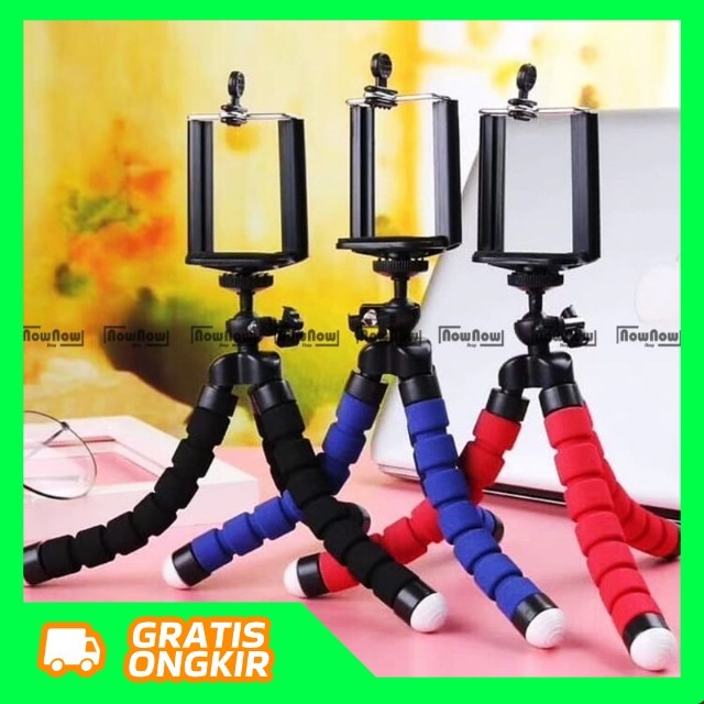 TRIPOD MINI TRIPOD SPIDER FLEXIBEL KUAT ELASTIS