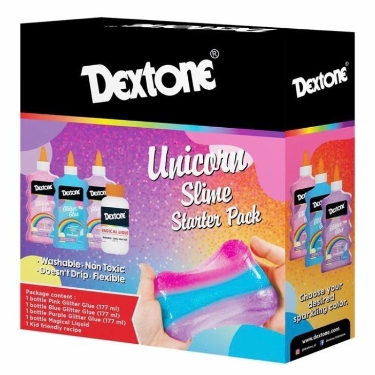 Slime Glitter Dextone Unicorn - Kit unicorn