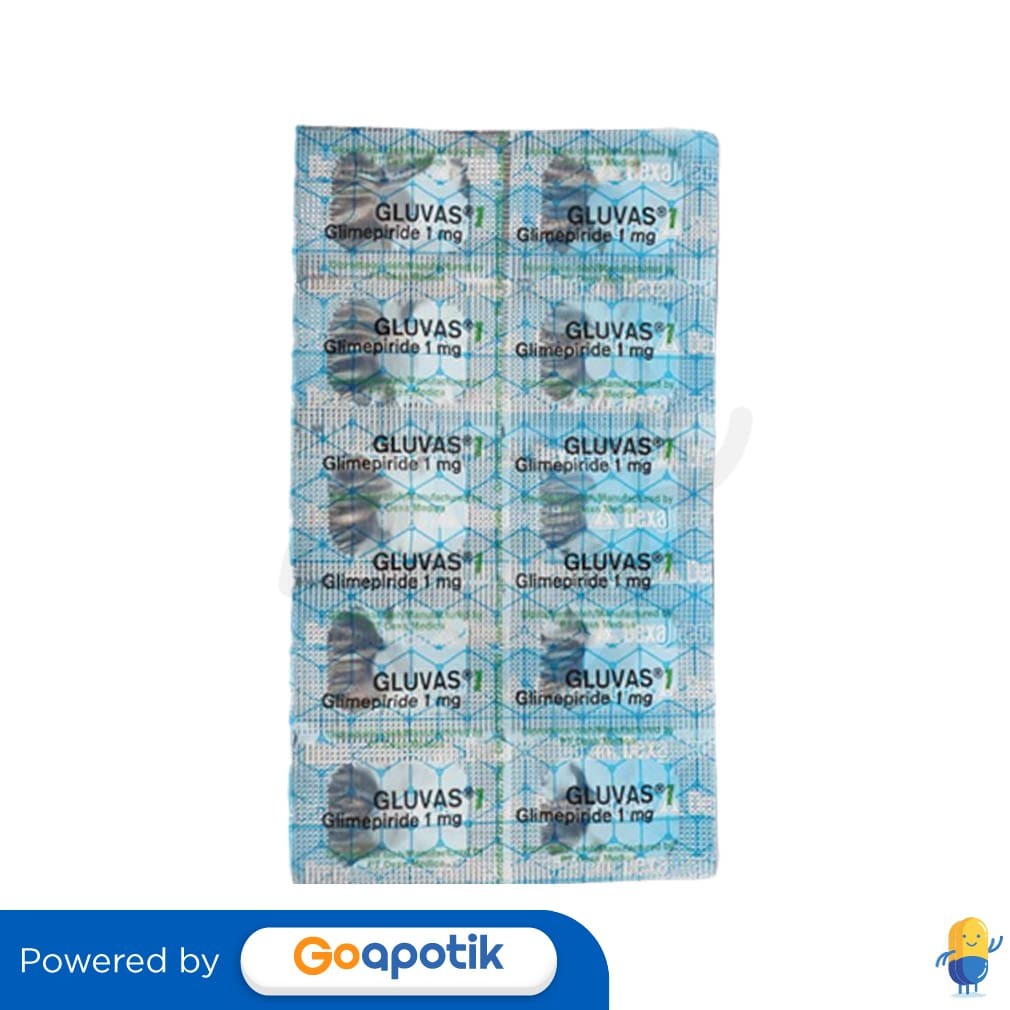 Gluvas 1 Mg Strip 10 Tablet