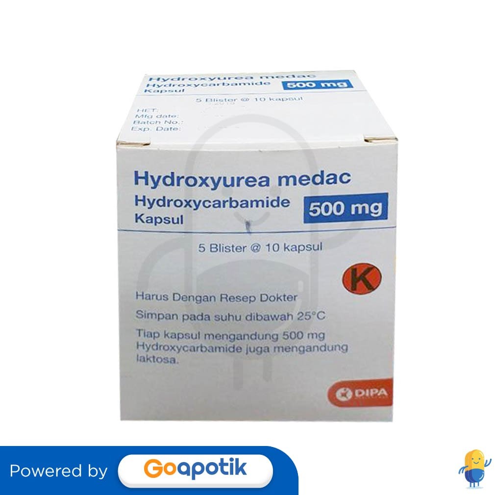 Hydroxyurea Medac 500 Mg Box 50 Kapsul