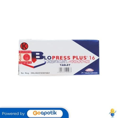 Blopress Plus 16 Box 14 Tablet