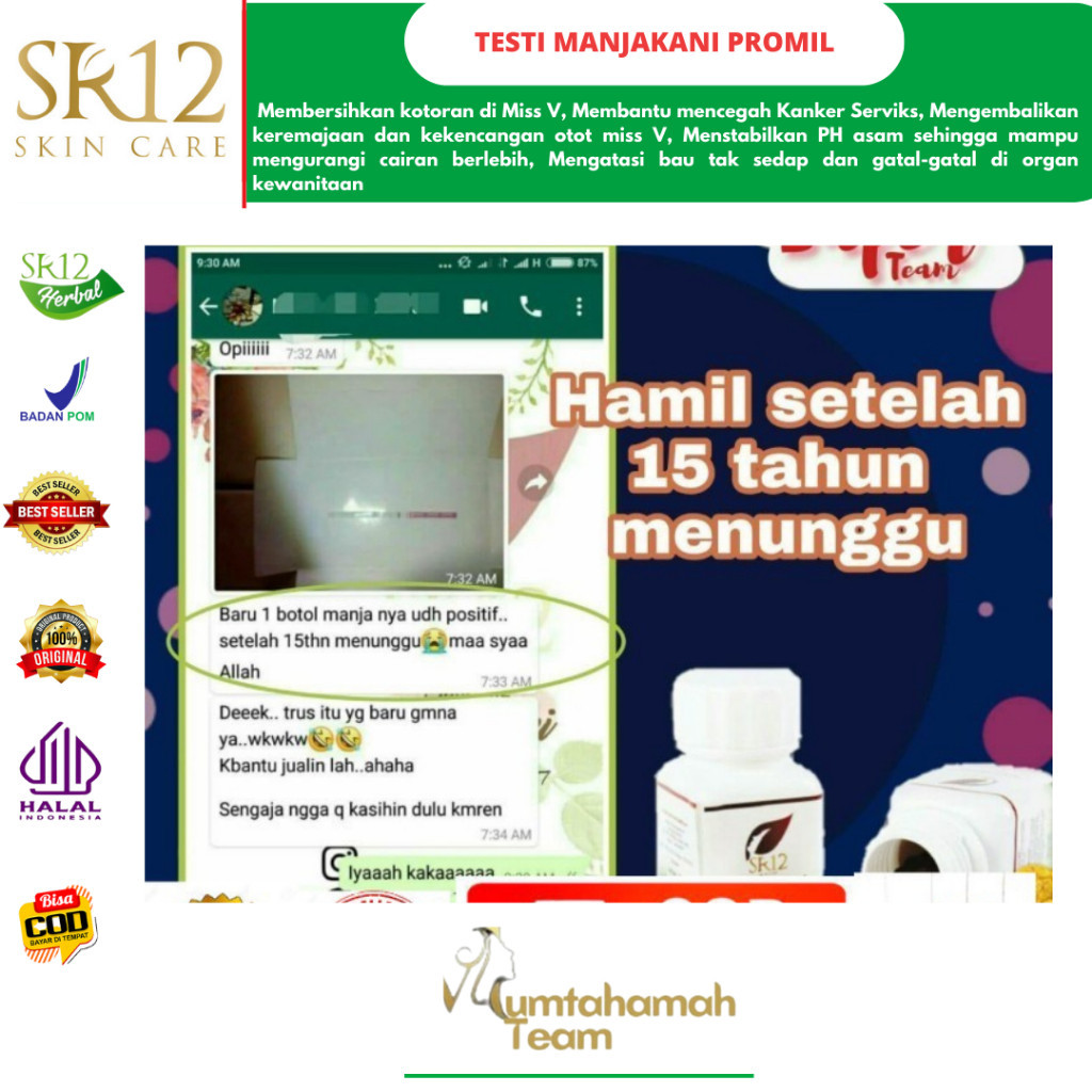 TESTI MANJAKANI PROMIL / PROGRAM HAMIL MANJA