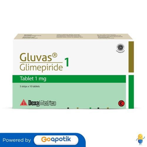 Gluvas 1 Mg Box 50 Tablet