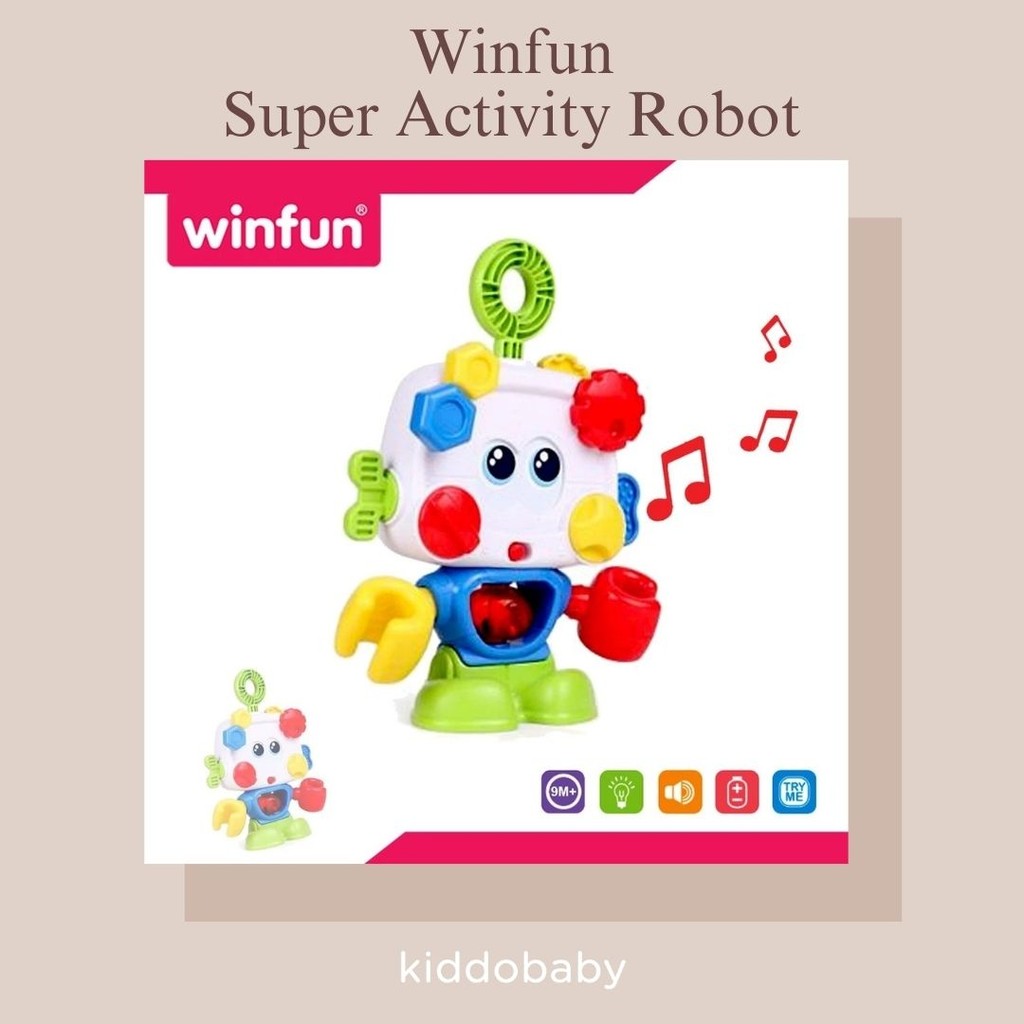 Winfun Super Activity Robot | Mainan Edukasi Anak