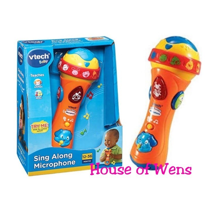 VTECH SING ALONG MICROPHONE ORIGINAL - MAINAN ANAK