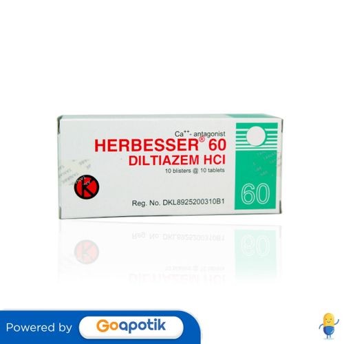 Herbesser 60 Mg Box 100 Tablet