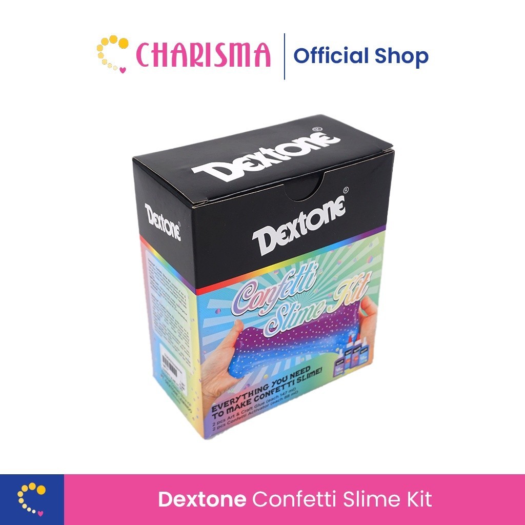 Charisma Dextone Confetti Slime & Metallic Slime Kit 1 Box