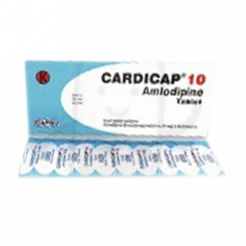 Cardicap 10 Mg Box 50 Tablet