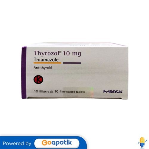 Thyrozol 10 Mg Box 100 Tablet / Hipertiroid