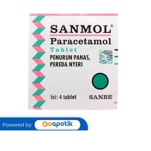 Sanmol 500 Mg Strip 4 Tablet