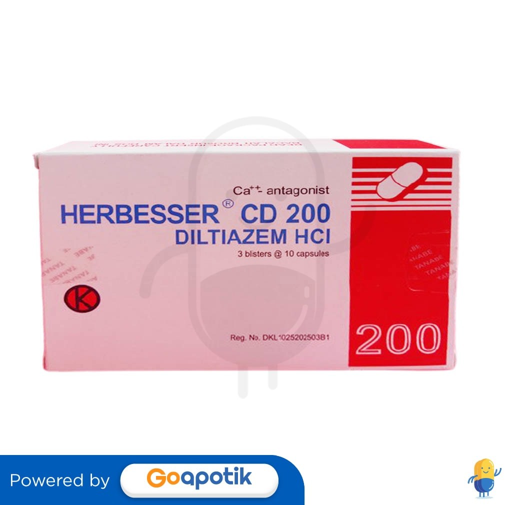 Herbesser Cd 200 Mg Box 30 Tablet