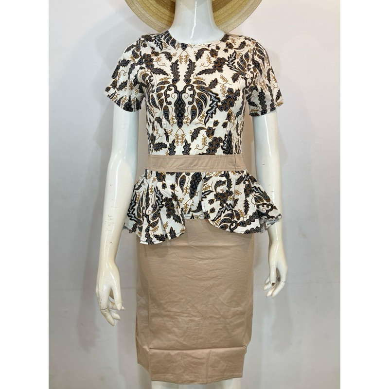 Dres Span Batik Wanita  - 032AB