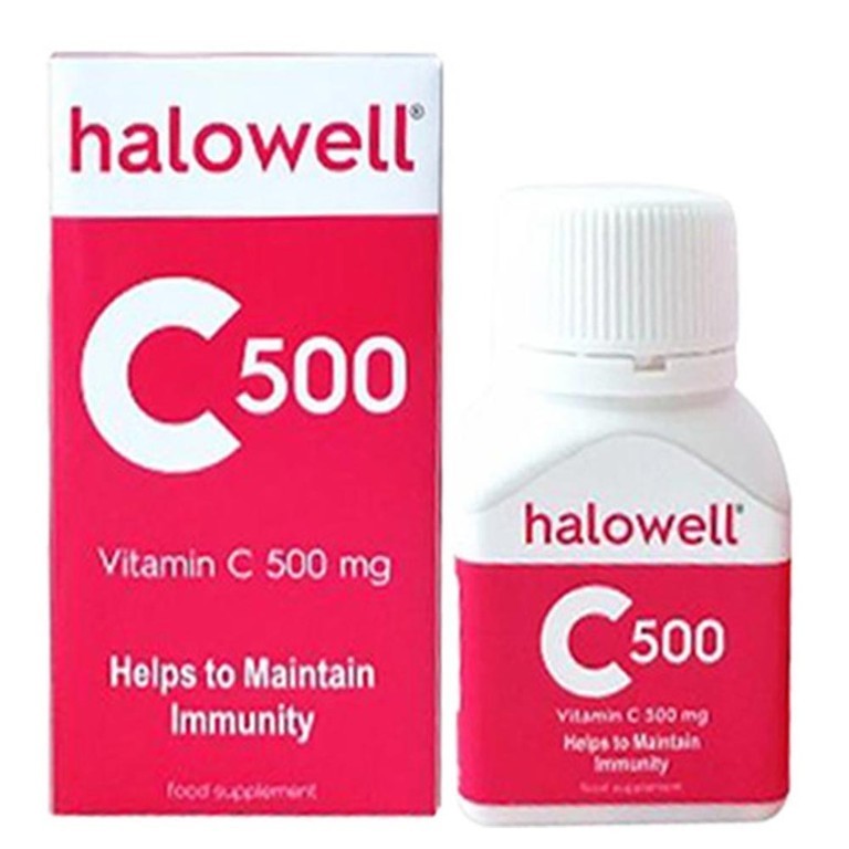 Halowell Vitamin C 500mg 30 Tablet