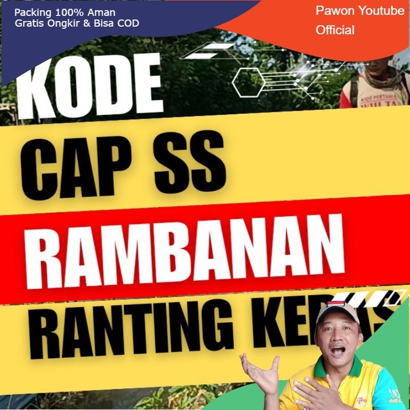 ( BISA COD) KODE CAP SS Rambanan Ranting Keras