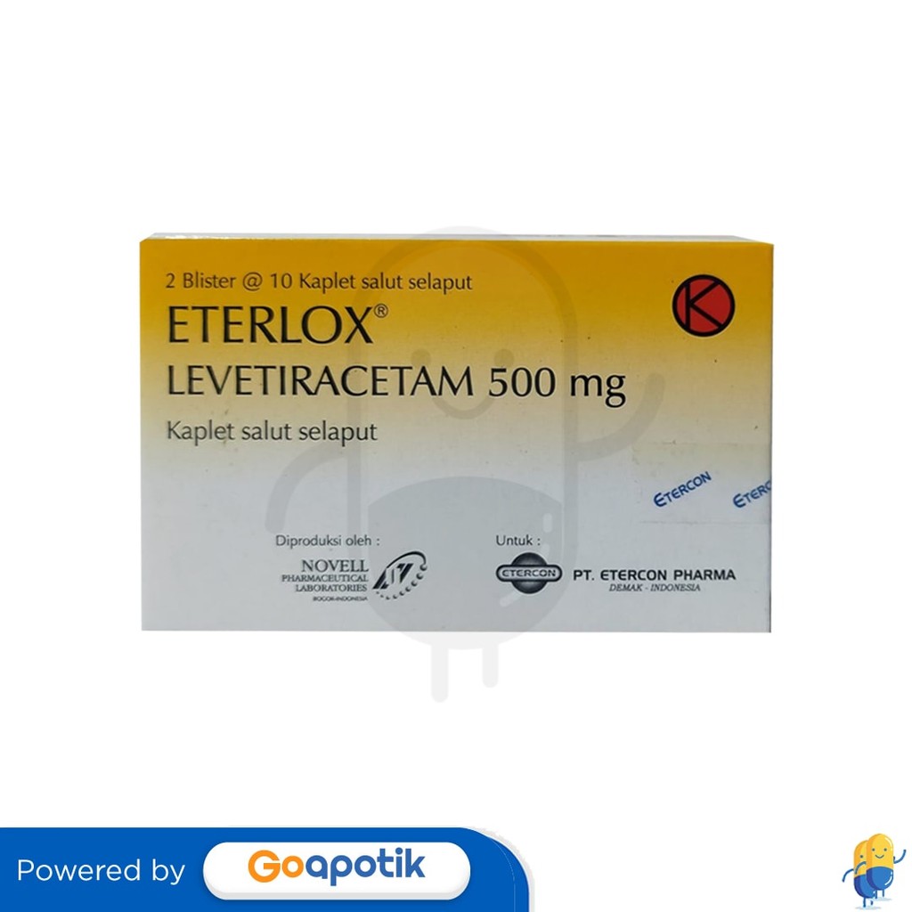 Eterlox 500 Mg Box 20 Kaplet