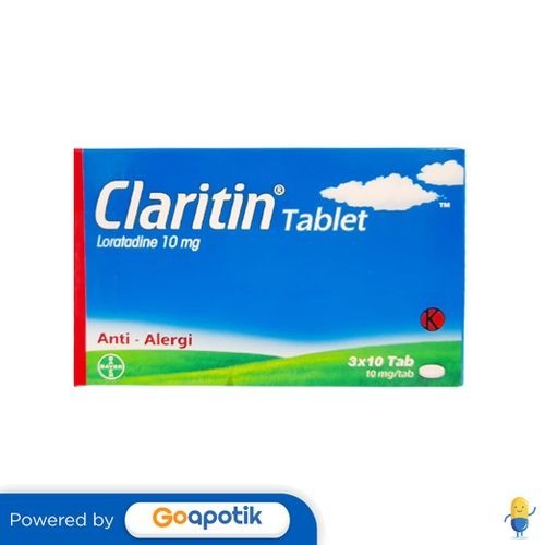Claritin 10 Mg Box 30 Tablet