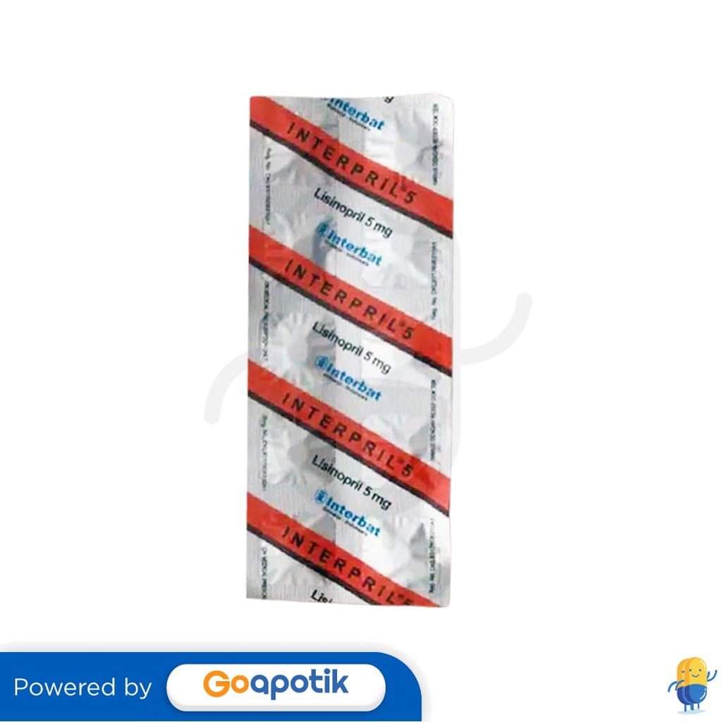 Interpril 10 Mg Strip 10 Tablet
