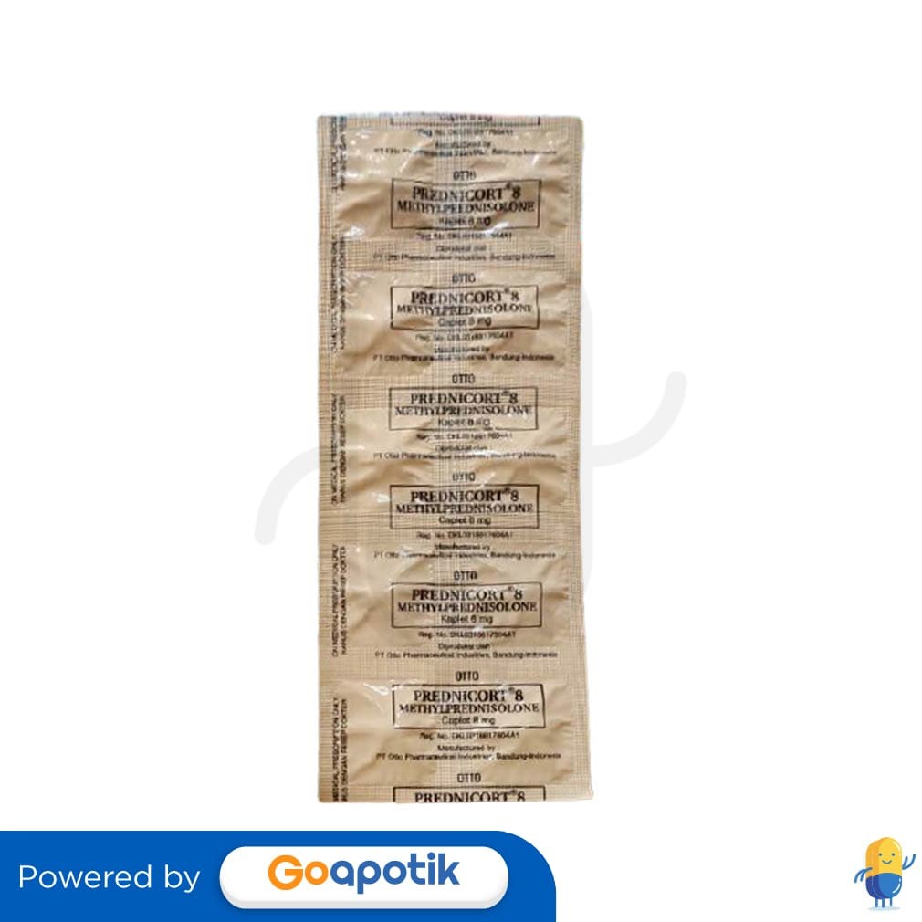 Prednicort 8 Mg Strip 10 Tablet