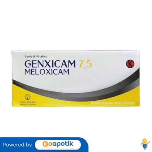 Genxicam 7.5 Mg Box 50 Tablet