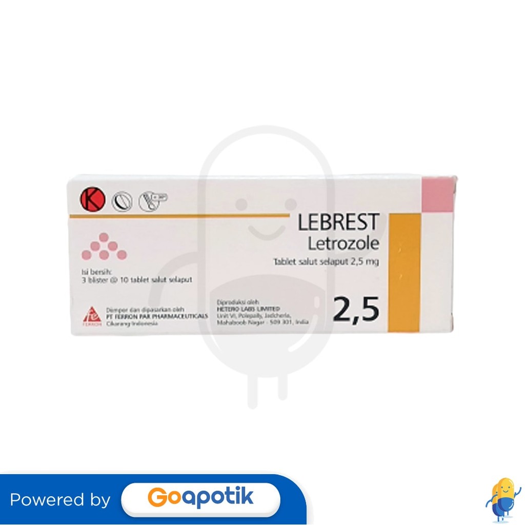 Lebrest 2.5 Mg Box 30 Tablet