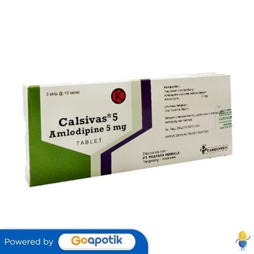 Calsivas 5 Mg Box 30 Tablet