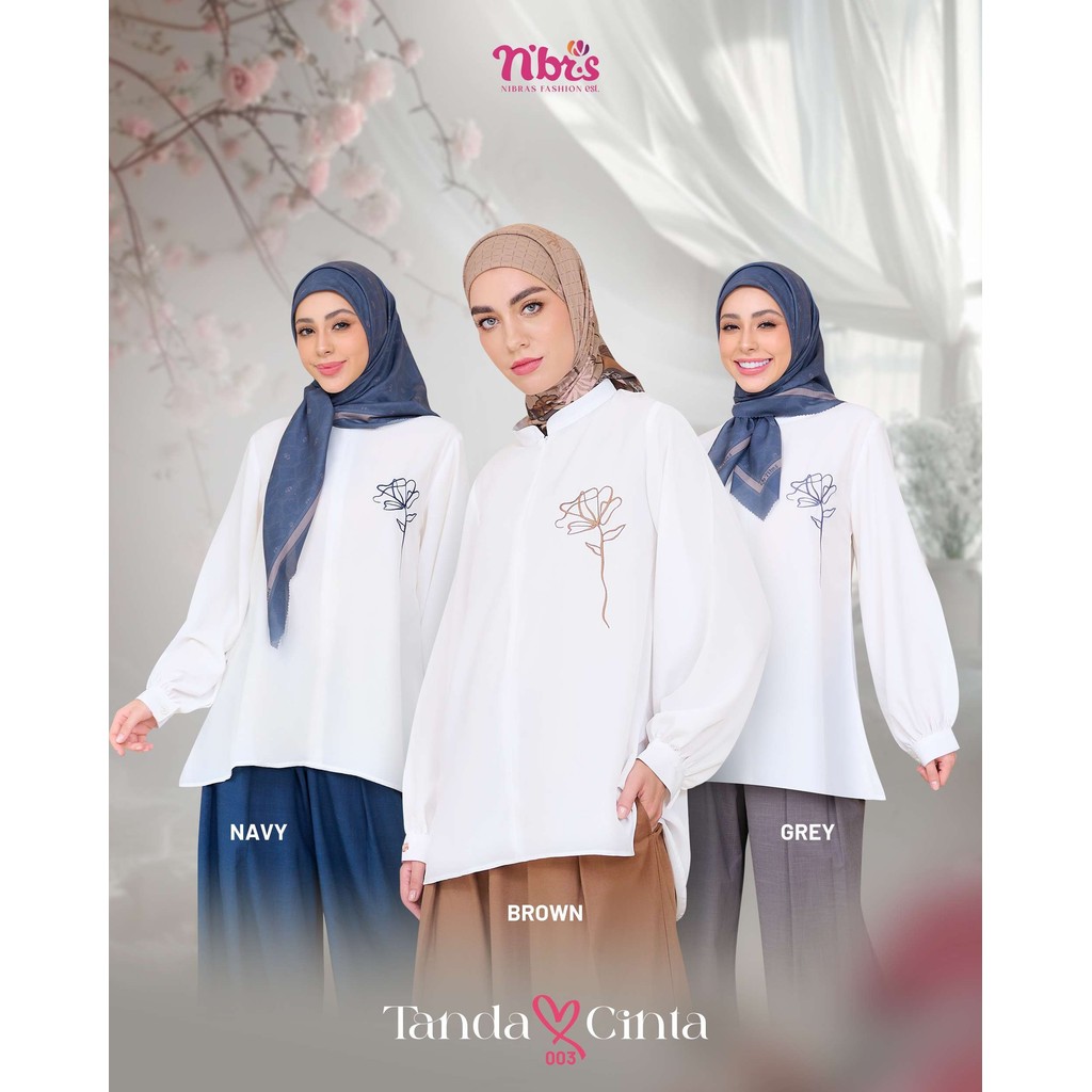 Blouse Tanda Cinta 003 by Nibras
