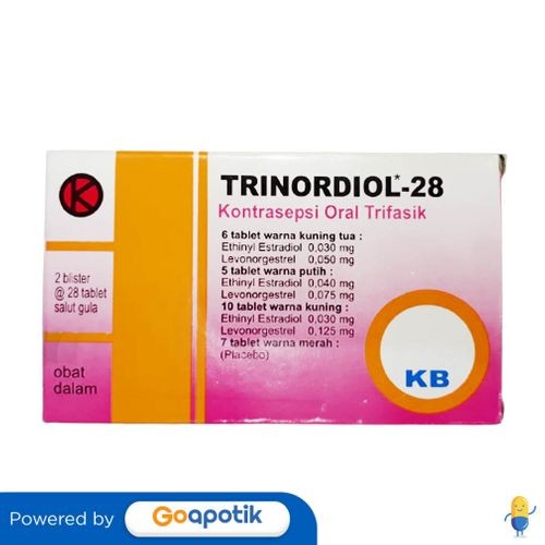 Trinordiol Box Isi 56 Tablet