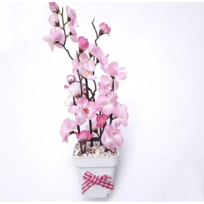 bunga sakura pink /bunga sakura artificial /bunga plastik /bunga