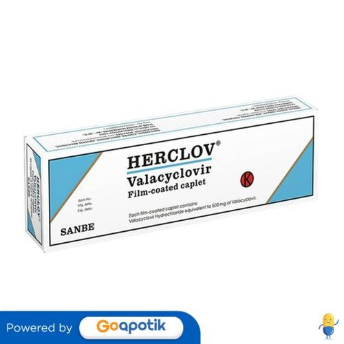Herclov 500 Mg Box 50 Kaplet