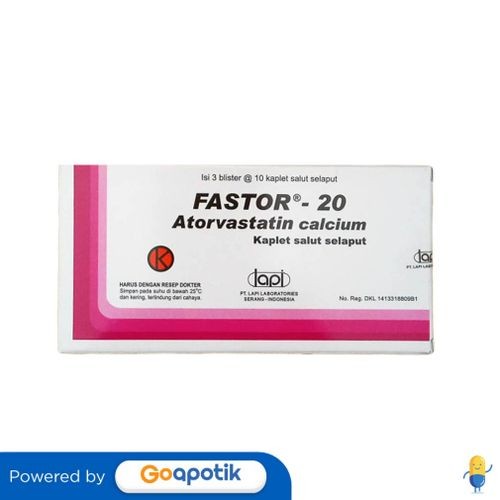 Fastor 20 Mg Box 30 Kaplet
