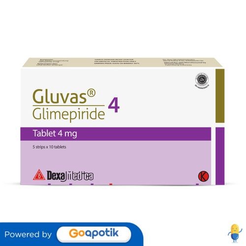 Gluvas 4 Mg Box 50 Tablet