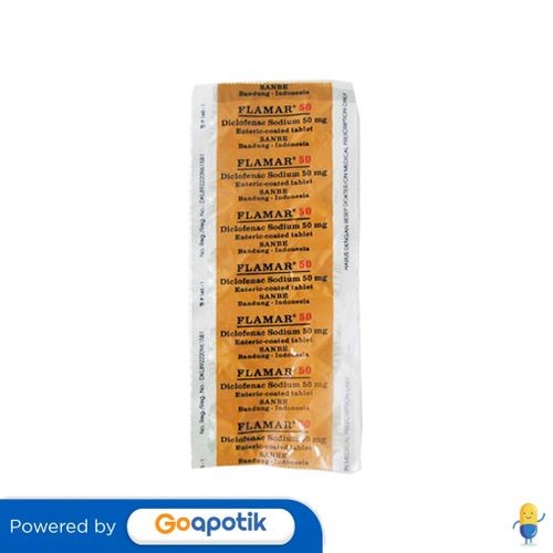 Flamar 50 Mg Strip 10 Tablet