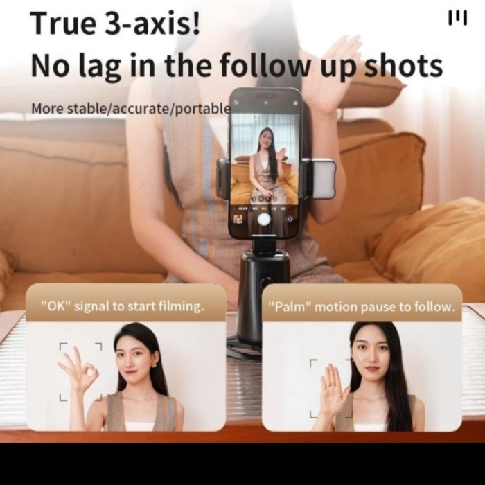 A200 AUTO FACE TRACKING GIMBAL HANDPHONE STABILIZER 360°