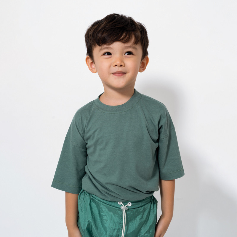 Explore With Fur Capybara Fine Tee Forest Green