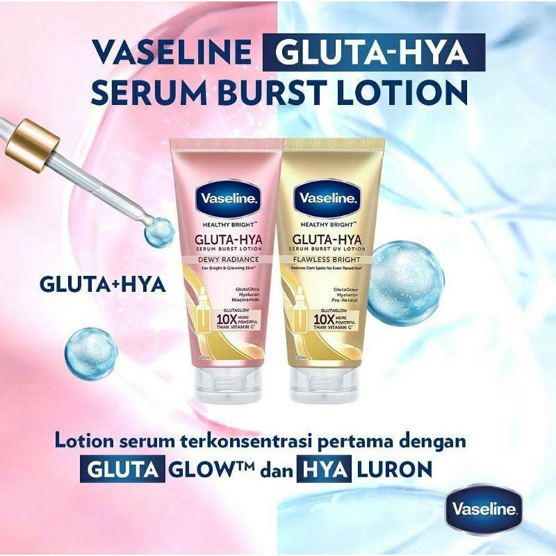 Vaselin gluta Hya body lotin