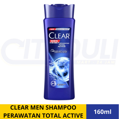 CLEAR MEN SHAMPOO PERAWATAN TOTAL ACTIVE 160ml