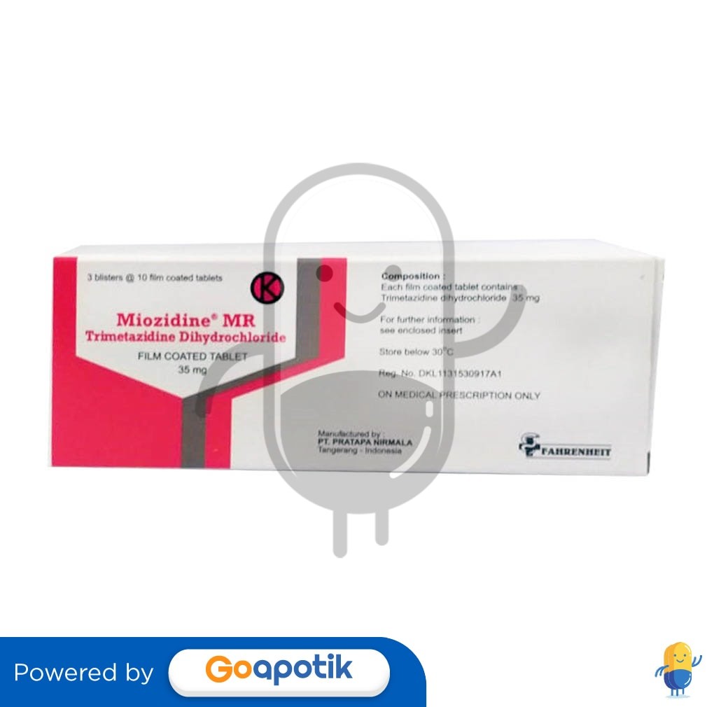 Miozidine Mr 35 Mg Box 30 Tablet