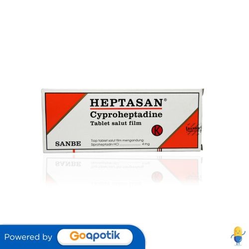 Heptasan 4 Mg Box 100 Tablet