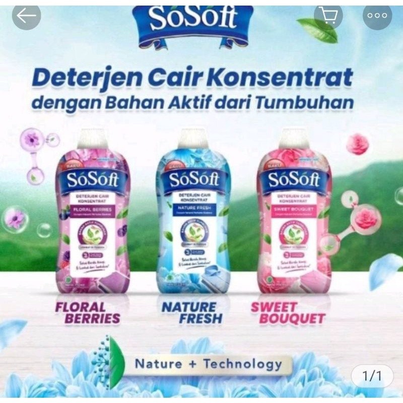 SOSOFT DETERGEN CAIR 700ml/750ml - [213]
