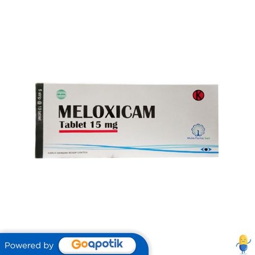 Meloxicam Mulia 15 Mg Box 50 Tablet