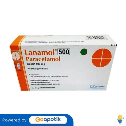 Lanamol 500 Mg Box 100 Kaplet